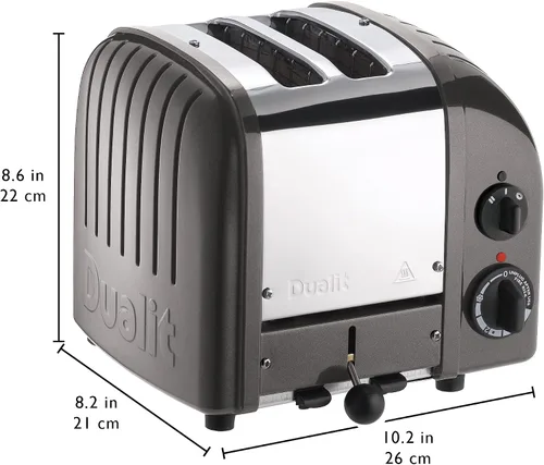 Vista 9 de Tostadora Dualit clásica para 2 tajadas de pan, Carbón