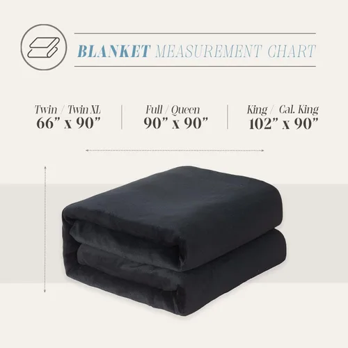 Vista 3 de Elegant Comfort Manta de Lujo con Sensación de Terciopelo, Manta Ligera para Todas las Estaciones, Ultra Suave, de Felpa de Forro Polar de Franela