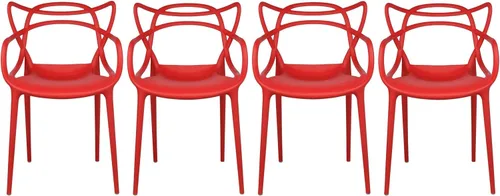 Vista 15 de 2xhome Silla de comedor moderna Silla auxiliar apilable para interiores o exteriores Plástico resistente a la intemperie para cocina, patio Negro