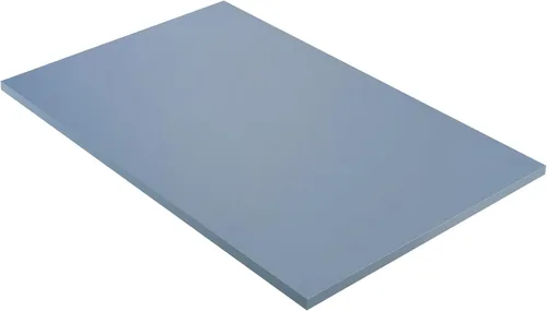 Vista 63 de 36x20 pulgadas Mesa Negra Universal, Escritorio Sólido de Una Pieza, Encimera Reversible de Melamina, Dobles Escritorios, L-Escritorio DIY