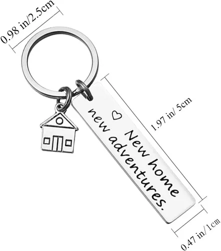 Vista 7 de Our First Home Keychains New House Keychain New Home Keychain House Keychain House Keychain 2023 Houseopening Gift