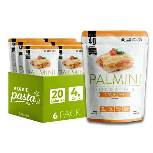 Vista 10 de Palmini Lasaña baja en carbohidratos 0.14 oz de carbohidratos Como se ve en Shark Tank (12 onzas, paquete de 1)