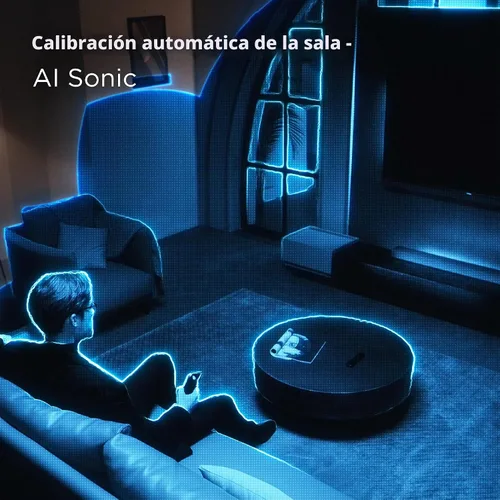 Vista 8 de TCL Barra de sonido de 3.1 canales con subwoofer inalámbrico (Q6310, modelo 2023), Dolby Audio, DTS Virtual:X, altavoz de canal central integrado
