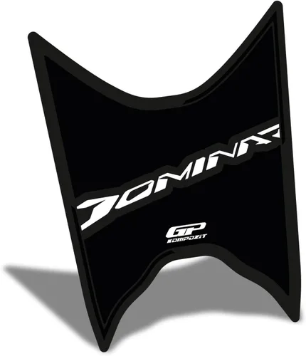 Vista 4 de GP Kompozit Almohadilla de depósito negra compatible con Bajaj Dominar 250 / Dominar 400 2020-2023