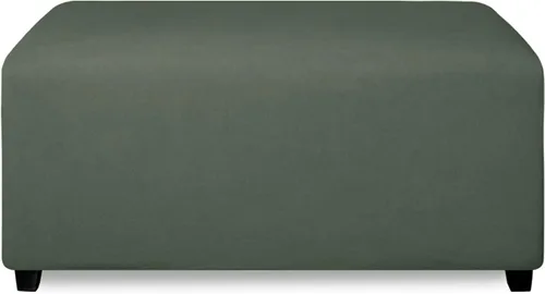 Vista 10 de PureFit Funda otomana súper elástica de ajuste perfecto cuadrada - Fundas otomanas para taburete y muebles plegables de almacenamiento para sala