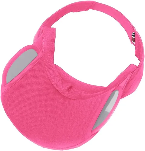 Vista 42 de Viseras solares para mujer con visera retráctil, visera de golf, protección UV, gorra de playa, tenis, correr, deporte, sombrero ajustable