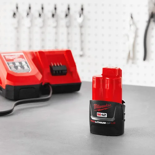 Vista 6 de Batería de ion-litio para herramientas inalámbricas de 12 voltios Milwaukee 48-11-2401 M12 RED LITHIUM