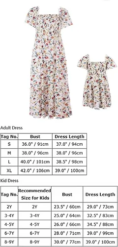 Vista 5 de Vestidos para mamá e hija, sin mangas, tirantes delgados, a cuadros, floral, a la rodilla, para playa, bohemio, para mamá, hija, trajes a juego