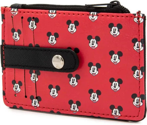 Vista 18 de Buckle-Down, Disney, cartera para mujer con 3 ranuras para tarjetas, 1 cremallera para monedas, 1 ranura para identificación con ventana, 4.5 x 3.0
