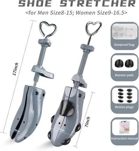Vista 3 de Camilla de zapatos para hombres y mujeres, expansor de zapatos de 4 vías, resuelve los problemas de juanetes y otros problemas de pies causados por