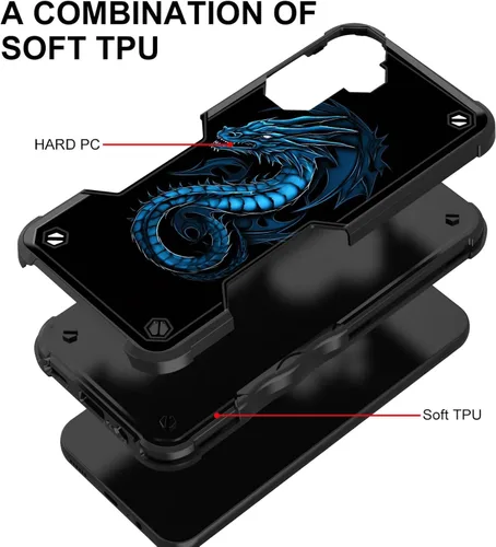 Vista 778 de Funda para Galaxy A14 5G, [Doble Capa][Protección contra Caídas de Grado Militar de 10 Pies] [Antideslizante] Funda Resistente a Prueba de Golpes