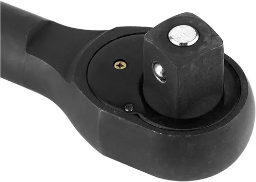 Vista 7 de Fydun Llave de casquillo de trinquete de alta resistencia, cabeza de trinquete, reversible, herramienta de reparación automática de longitud media