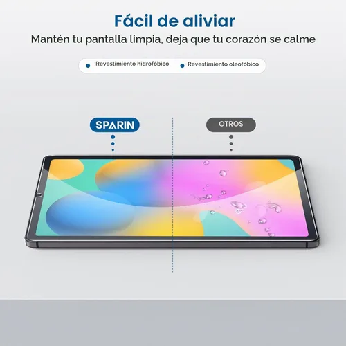 Vista 9 de SPARIN Protector de pantalla para Galaxy Tab S6 Lite 10.4