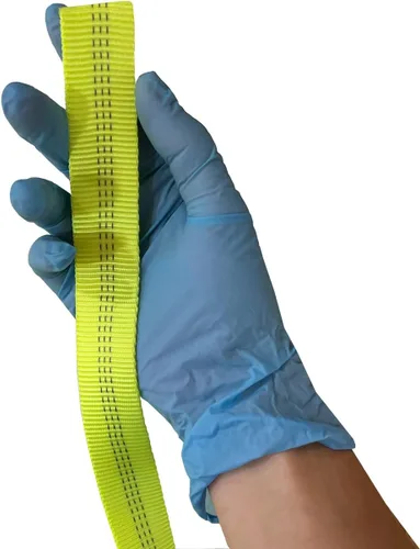 Vista 5 de Rescue Essentials Correa tubular de nailon de 1" (22.5')-verde lima