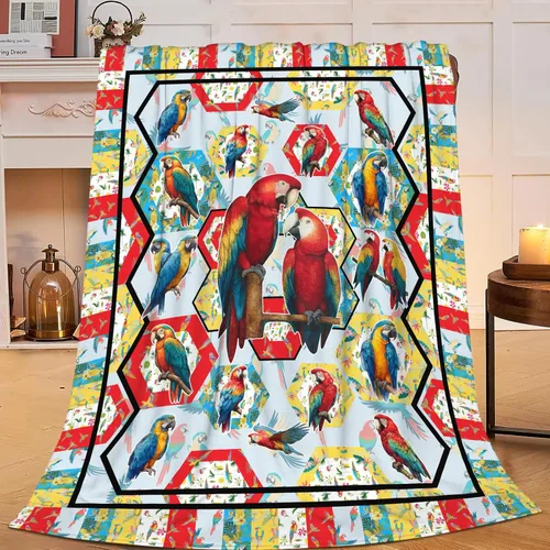 Vista 191 de Manta de águila con la bandera estadounidense y águila calva, regalos para niños, niñas, niños, adultos, mujeres y hombres, suave, acogedora, cálida