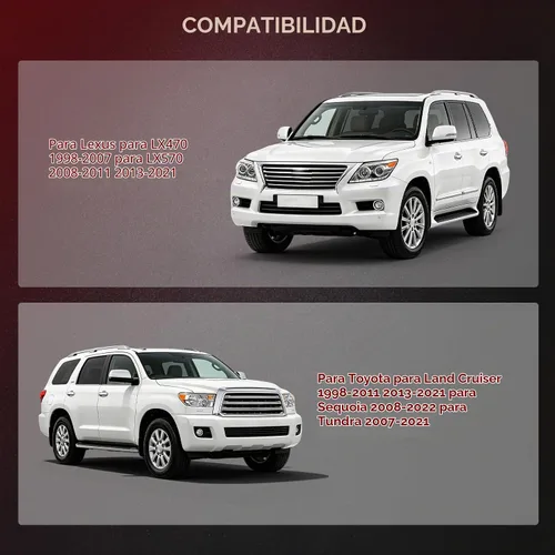 Vista 3 de 4 espaciadores de rueda centrados de 5 tuercas de 1.5" 5x5.9 5x150mm con tacos 14x1.5 para 1998-2018 para Land Cruiser 2008-2019 para Sequoia