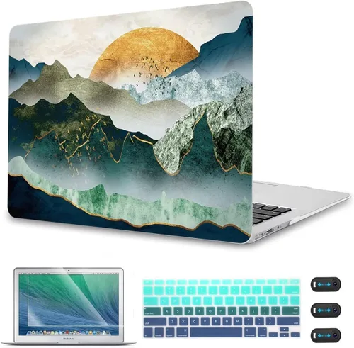 Vista 12 de CISSOOK Compatible con modelos de fundas para MacBook Air de 13 pulgadas: A1369 y A1466, versión anterior 2010-2017, carcasa rígida de plástico