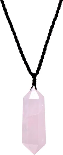 Vista 10 de Collar grande de cristal curativo de 2 pulgadas, colgante mineral natural con cordón ajustable