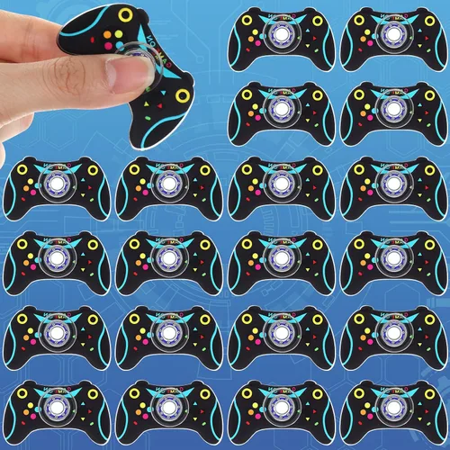 Vista 12 de Sotiff 24 piezas de tortuga verde Fidget Spinners a granel, mini juguetes