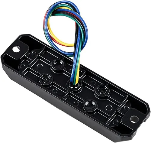 Vista 6 de CORP - Barra de luz estroboscópica intermitente con 4 LED, impermeable, SYNC, advertencia de emergencia, para coche, camión, 12V-24V