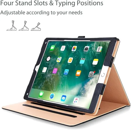 Vista 4 de ProCase Funda para iPad Pro 12.9 2017/2015 (1ª y 2ª Generación), Funda con Soporte Tipo Folio para iPad Pro de 12.9 Pulgadas