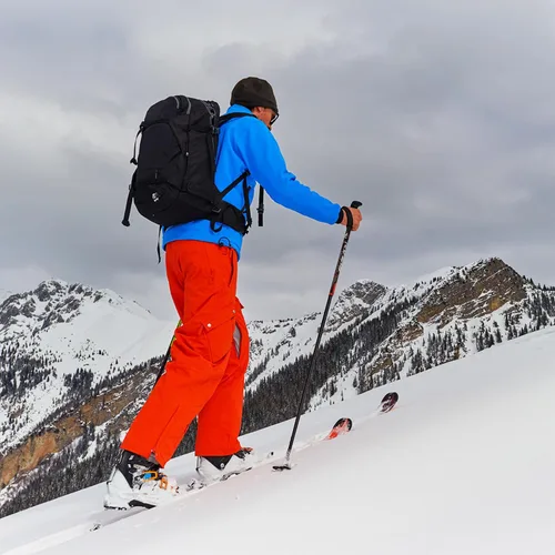 Vista 7 de Fizan 4 bastones de trekking compactos: ultraligeros de 6.0 onzas, para mochileros, bastones de senderismo, ajustables, plegables, ajuste