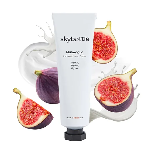 Vista 12 de Skybottle Crema de manos, manteca de karité y ácido hialurónico, jazmín y almizcle, 1.7 onzas Moisturizing care for dry hands, Fast-absorbing
