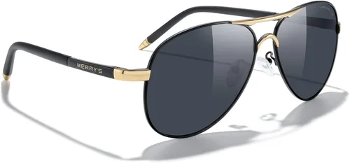 Vista 5 de MERRY'S, UV400 S8513, gafas de sol polarizadas para conducir, marco irrompible, para hombre.