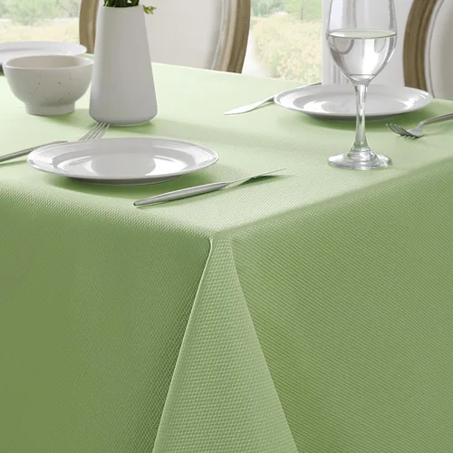 Vista 12 de Softalker - Mantel rectangular tejido con textura, jacquard de otoño color naranja quemado, impermeable, fácil de limpiar, resistente a las manchas