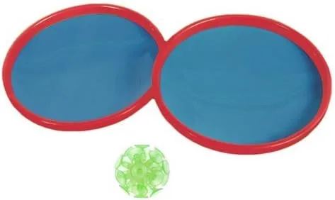 Vista 2 de Manopla y juego de pelota con ventosa iluminada de 3 piezas