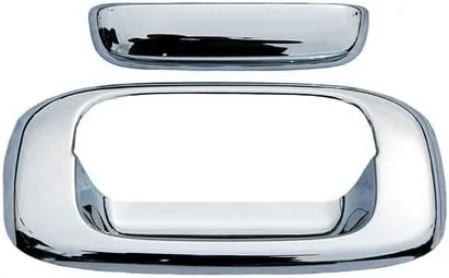 Vista 2 de Auto Ventshade 686553 - Cubierta cromada para manija de puerta trasera para Silverado y Sierra 1500 1999-2007, Silverado & Sierra 2500 1999-2004