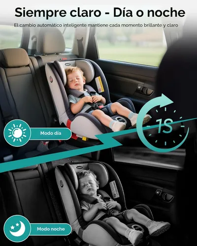 Vista 8 de OTTOCAST Cámara para bebé en el auto y adaptador inalámbrico CarPlay, pantalla de monitor de asiento trasero HD 1080P en la pantalla del auto, vista