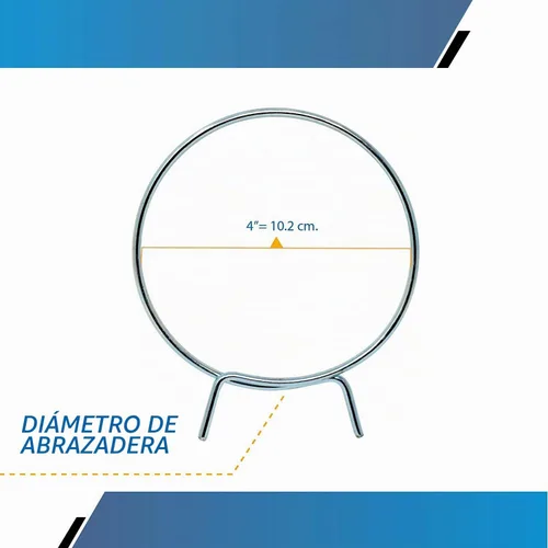 Vista 2 de Raven Abrazadera de tensión de ventilación para secadora – 4 pulgadas de diámetro (2 piezas)