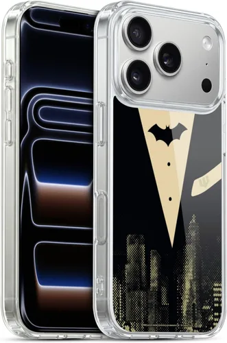 Vista 140 de Head Case Designs Officially Licensed Batman DC Comics Alter Ego Bats Duality Gel Case [Military Grade Protection] Compatible with Apple iPhone 7