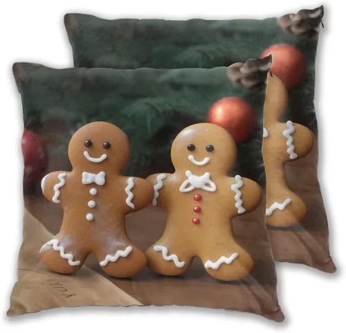 Vista 29 de Juego de 2 fundas de almohada cuadradas de Acción de Gracias, hojas de arce otoñales, fundas protectoras para sofá con cremallera oculta, 16 x 16