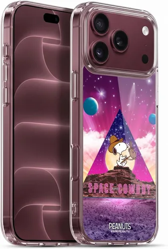 Vista 204 de Head Case Designs Funda de gel con licencia oficial de Peanuts Nebula Cactus Needles Snoopy Space Cowboy [protección de grado militar] compatible