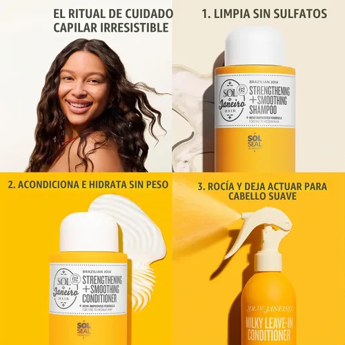 Vista 2 de Sol de Janeiro Brazilian Joia Damage Repairing Shampoo & Conditioner Set