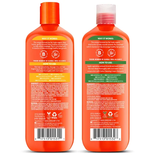 Vista 10 de Cantu Champú y acondicionador con manteca de karité para cabello natural, 13.5 fl oz (paquete de 2)