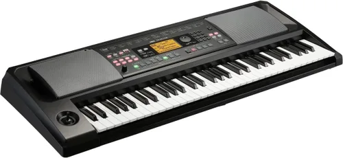 Vista 2 de Korg Teclado de entretenimiento EK50CSA con paquete de estilos latinos con soporte ajustable, banco, pedal de sostenimiento, libro de instrucciones