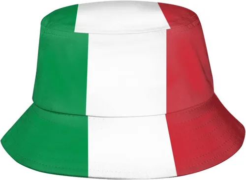 Vista 9 de Lindo sombrero de pescador con bandera divertida, plegable, a la moda, para exteriores, para mujeres, hombres, niños y niñas Bandera de Santa
