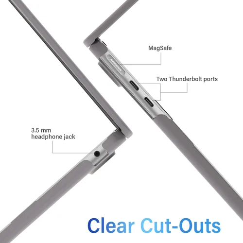 Vista 33 de IBENZER Funda para MacBook Air de 13 pulgadas 2026 2025 2024 2023 2022 M4 A3240 M3 A3113 M2 A2681, funda rígida con cubierta de teclado ScreenFilm