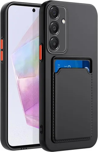 Vista 29 de Funda para Samsung Galaxy Note 10 con ranura para tarjeta de crédito TPU suave TPU silicona resistente a los arañazos delgada ranura para tarjeta