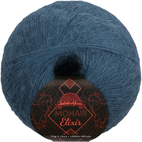 Vista 18 de JubileeYarn Mohair Elixir Yarn - 50g/Skein Baby Wool Blend - Cosmopolitan - 1 Skein