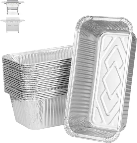 Vista 9 de Taza de grasa universal para parrillas Char-Broil Kenmore al aire libre y otras parrillas similares, taza recogedora de grasa con soporte y paquete