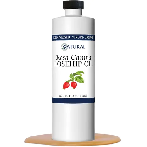 Vista 9 de Zatural ROSA CANINA - Aceite orgánico de rosa mosqueta para cara, uñas, cabello y piel, aceite de rosa mosqueta prensado en frío (2 onzas)