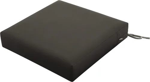 Vista 55 de Classic Accessories Ravenna - Cojín de asiento de patio resistente al agua de 21 x 19 x 5 pulgadas, verde azulado, cojín de sofá de dos plazas