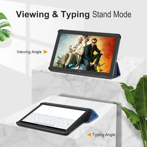 Vista 4 de Fintie Funda para tablet Amazon Fire HD 10 y Fire HD 10 Plus (solo compatible con versión 11ª generación 2021) – ultra ligera y delgada cubierta