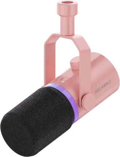 Vista 11 de FEELWORLD PM1 XLR - Micrófono dinámico USB para grabación de podcasts, PC, juegos de computadora, transmisión en vivo, voz en off, micrófono