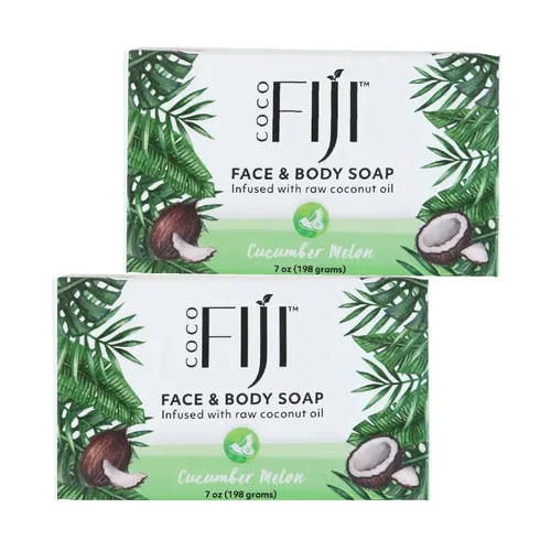 Vista 12 de Barra de jabón Coco Fiji para cara y cuerpo infundida con aceite de coco orgánico, Awapuhi Seaberry, aceite esencial, jabón natural para hidratar