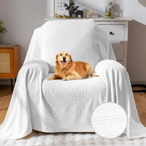 Vista 17 de Funda impermeable para silla reclinable, lavable de terciopelo de doble cara y patrón reversible, para sofá, cama, automóvil y sofá, protección